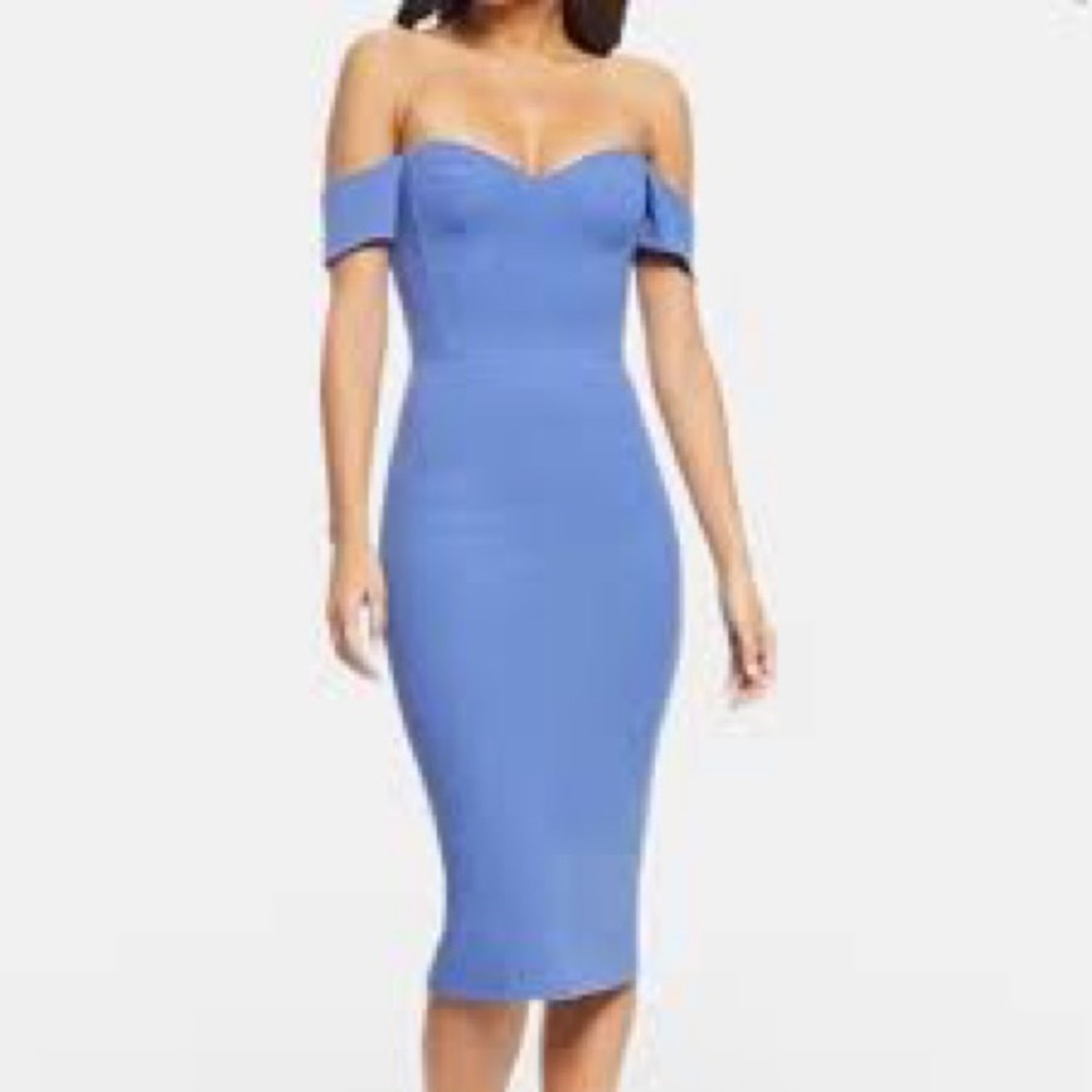 Dress the Population Bailey Blue Dress